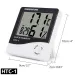 LCD Digital Temperature Humidity Meter HTC-1 HTC-2 Home Indoor Outdoor Hygrometer Thermometer Weather Station With Clock_maomaolike.com