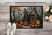 Slavic Witch Spooky Halloween Doormat Front Door Mat Indoor Outdoor Rugs For Entryway, Non Slip Washable Low Pile, 24H X 36W_maomaolike.com