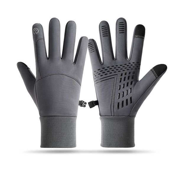 Sports Gloves Skiing Cycling Motorcycle Hiking Outdoor Cycling Gloves Men Plus Fleece Touch Screen Non-slip Warm Mountain Skiing_maomaolike.com