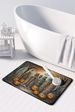 Mummies Spooky Halloween Memory Foam Kitchen Mat Machine Washable Anti-Fatigue Mat Cushion Comfort Bath Mat Or Kitchen Rug_maomaolike.com