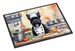 Scottish Terrier The Chef Doormat Front Door Mat Indoor Outdoor Rugs For Entryway, Non Slip Washable Low Pile, 24H X 36W_maomaolike.com