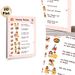 House Rules Painting Poster, Warm Cute Cartoon Style Poster, Clearly Lists Household Behavior Guidelines, Ideal For Home To Promote Positive Family_maomaolike.com