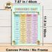 Consequence Chart Painting Poster, Pastel-colored Structured Behavior Guide Poster With Cute Succulents, Teaches Responsibility In Positive Way, Ideal_maomaolike.com