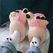 Men Women Winter Big Feet Creative Couples Funny Slippers House Slides Home Soft Warm Cotton Slider_maomaolike.com