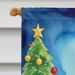 Afghan Hound Christmas Reindeer House Flag Large Porch Sleeve Pole Decorative Outside Yard Banner Artwork Wall Hanging, Polyester, House Size, Multicolor_maomaolike.com