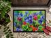 Illinois Violet In Watercolor Doormat Front Door Mat Indoor Outdoor Rugs For Entryway, Non Slip Washable Low Pile, 24H X 36W_maomaolike.com