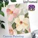 Floral Themed Painting Poster, Pastel-toned Textured Impasto Flower Poster, Delicate Artistic Decor Suitable For Living Room, Bedroom_maomaolike.com