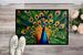 Peacock Doormat Front Door Mat Indoor Outdoor Rugs For Entryway, Non Slip Washable Low Pile, 24H X 36W_maomaolike.com