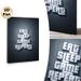 Gaming Themed Painting Poster, Futuristic Tech-style Metallic Text Poster, Sleek "Eat Sleep Game Repeat" Design With Circuit Details, Ideal Decor For_maomaolike.com