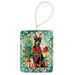 Miniature Pinscher Christmas Porcelain Ornament Christmas Tree Hanging Decorations For Home Christmas Holiday, Rectangle, Gift, Multicolor_maomaolike.com