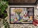 Decorating Easter Sealyham Terrier Doormat Front Door Mat Indoor Outdoor Rugs For Entryway, Non Slip Washable Low Pile, 24H X 36W_maomaolike.com
