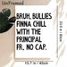 Anti-Bullying Slogan Painting Poster, Bold Minimalist Typographic Poster, Witty Anti-bullying Statement, Suitable For Office, Staff Lounge Or Break_maomaolike.com