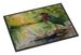 Green Heron Doormat Front Door Mat Indoor Outdoor Rugs For Entryway, Non Slip Washable Low Pile, 24H X 36W_maomaolike.com