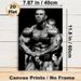 Bodybuilding Themed Painting Poster, Vintage Monochrome Professional Bodybuilder Poster, Motivational Fitness Artwork Ideal For Gym, Home Wall Decor_maomaolike.com