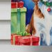 Welsh Springer Spaniel Christmas Reindeer House Flag Large Porch Sleeve Pole Decorative Outside Yard Banner Artwork Wall Hanging, Polyester, House Size, Multicolor_maomaolike.com