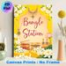 Bangle Station Painting Poster, Vibrant Indian-inspired Ornate Jewelry & Floral Poster, Eye-catching Cultural Decor Ideal For Wedding Events, Festive_maomaolike.com