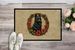 Belgian Sheepdog Christmas Flowers Doormat Front Door Mat Indoor Outdoor Rugs For Entryway, Non Slip Washable Low Pile, 24H X 36W_maomaolike.com