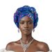 New Fashion Temperament Small Print Stamping Fried Dough Twists Braid Hat Muslim Baotou Headband_maomaolike.com