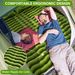 Double Sleeping Pad - Self Inflating 4" Extra-Thick for 2 Person with Pillow Built-in Foot Pump Inflatable Sleeping Mat for Backpacking, Hiking_maomaolike.com