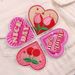 Pink Heart Cute Embroidery Patches For Hats/T-shirt/Jeans Girls Kids Iron On Patches For Clothes Courage Love Fusible Patch DIY_maomaolike.com