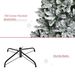 9 Ft Unlit Snow-Flocked Slim Pine Artificial Christmas Tree With Realistic Branches And 1084 Tips_maomaolike.com
