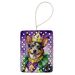 Australian Cattle Dog King Of Mardi Gras Porcelain Ornament Christmas Tree Hanging Decorations For Home Christmas Holiday, Rectangle, Gift, Multicolor_maomaolike.com