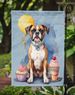 Boxer Happy Birthday Garden Flag Mailbox Flag Decorative Yard Flag Banner Outside Patio Artwork Yard Flower Beds, Garden Size, Multicolor_maomaolike.com