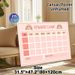 Boho Reward Chart Painting Poster, Warm Pastel Pink Bohemian Style Poster, Practical Chart To Track Daily Tasks And Reward Goals, Ideal For Home Or_maomaolike.com