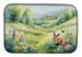 Rabbit Springtime Meadow Dish Drying Mat Absorbent Dish Drying Mat Pad For Kitchen Counter Dish Drainer Mat For Countertop, 14 X 21", Multicolor_maomaolike.com