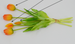 Soft Rubber Bouquet PE Latex Silicone Artificial Flower Moisturizing Hand Feel 5 Heads Tulip_maomaolike.com