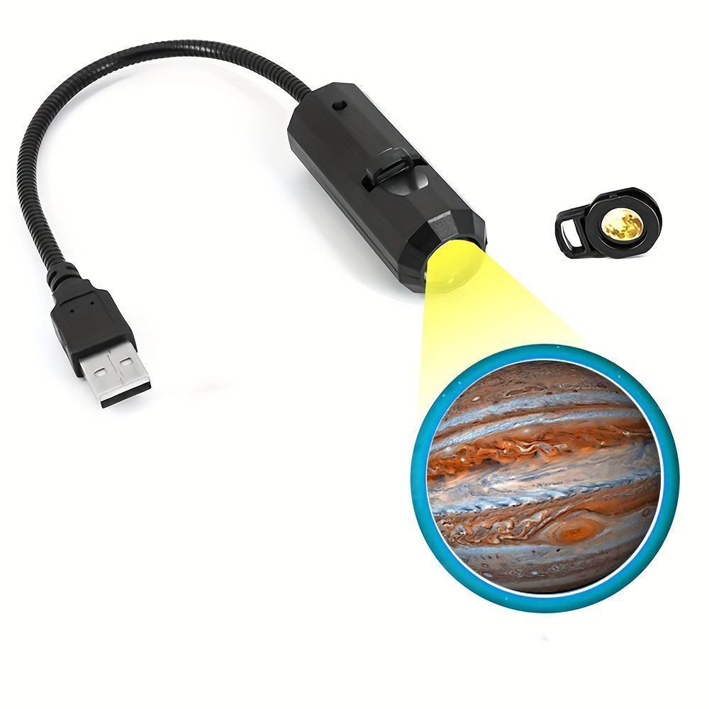 Creative Moon Projection Lamp Bedroom Atmosphere Fill Light Earth Children's Toy With Glowing Lamp Bedside Night Light_maomaolike.com