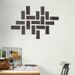 Modern Acrylic Mirror Wall Stickers – DIY Geometric Reflective Panels For Living Room, Bedroom & Hallway Decor, Peel And Stick 3D Wall Art Set_maomaolike.com