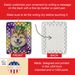 Akita King Of Mardi Gras Porcelain Ornament Christmas Tree Hanging Decorations For Home Christmas Holiday, Rectangle, Gift, Multicolor_maomaolike.com