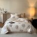 Elegant、Understated 、 European-style Light Luxury 100S Long-staple Digital Print Four-piece Set, All-cotton Sateen, Pure_maomaolike.com