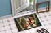 Greyhound And Santa Claus Doormat Front Door Mat Indoor Outdoor Rugs For Entryway, Non Slip Washable Low Pile, 24H X 36W_maomaolike.com