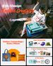 Hybrid Heat Press, 15 X 15 Inch, 8-in-1 Multifunction, Heat Up Fast And Even, All-New Patented Design, Easy To Control, Sublimation Press Machine For T-shirts/Tumblers/Caps/Plates, Light Green_maomaolike.com