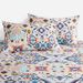 Mandala Flower Art Polyester Skin Friendly Bed Mattress Protector Fitted Sheet_maomaolike.com