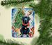 Black Labrador Retriever Christmas Reindeer Porcelain Ornament Christmas Tree Hanging Decorations For Home Christmas Holiday, Rectangle, Gift, Multicolor_maomaolike.com
