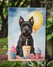 Scottish Terrier Happy Birthday Garden Flag Mailbox Flag Decorative Yard Flag Banner Outside Patio Artwork Yard Flower Beds, Garden Size, Multicolor_maomaolike.com