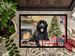 Newfoundland Cozy Christmas Doormat Front Door Mat Indoor Outdoor Rugs For Entryway, Non Slip Washable Low Pile, 24H X 36W_maomaolike.com
