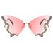 Unisex Fashion Round Diamond Studded Sunglasses Sun Protection Sunglasses Outdoor Rhinestone Glasses_maomaolike.com