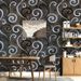 Brown Vine Geometric Waterproof Modern Bedroom Wallpaper Self-Adhesive TV Background Wall Renovation Sticker_maomaolike.com