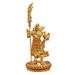 Golden Guan Gong God Of Wealth Statue With Knife Lotus Base For Home And Office Decoration Metal Craft_maomaolike.com