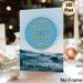 Ho'oponopono Hawaiian Prayer Painting Poster, Serene Ocean-themed Poster, Soft Blue Wave Ripple With Uplifting Spiritual Script, Calming Decor For_maomaolike.com