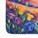 Lisianthus In Color Memory Foam Kitchen Mat Machine Washable Anti-Fatigue Mat Cushion Comfort Bath Mat Or Kitchen Rug_maomaolike.com