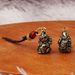 Brass Coin Pixiu Keychain Accessory Vintage Car Key Wanguan Pendant Street Stall Small Items Wholesale_maomaolike.com