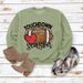 Women's Clothing Site Ready Stock Simple Pullover Crewneck Top T shirt TouchDown Print Loose Sweatshirt_maomaolike.com