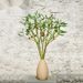Export Quality Christmas New Year Short Branch Green Nordic Home Flower Arrangement Artificial Plant Mistletoe Wreath_maomaolike.com