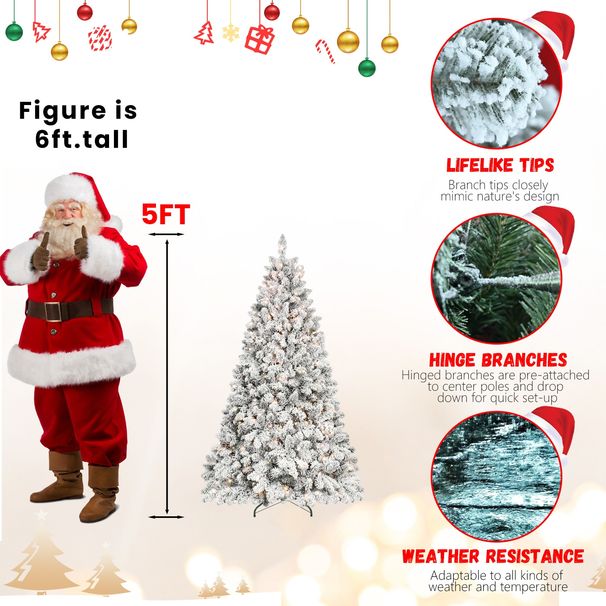 5ft Pvc Mixed Floceked Tree
Pine Cone*27pcs_maomaolike.com