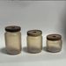 Hammered Glass Storage Jar With Acacia Wood Lid - Airtight Container For Coffee Tea Spices & Dry Goods (Decorative_maomaolike.com